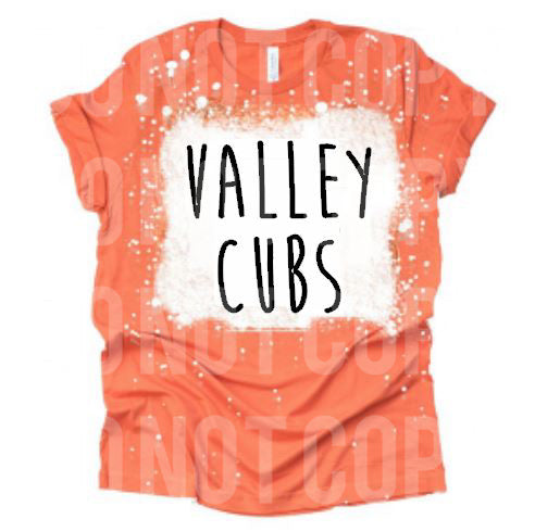 Retro Valley Cubs Bleached Shirt – Ellie Bell's T-Shirt Designs