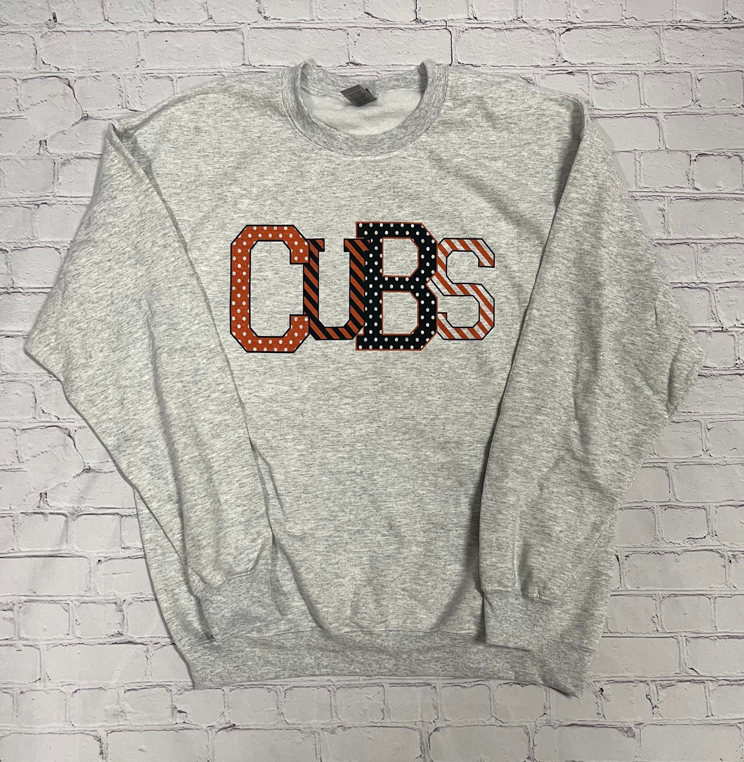 Cubs sweatshirt – Ellie Bell's T-Shirt Designs