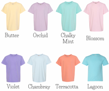 Load image into Gallery viewer, Eggstra Faux Chenille Comfort Colors T-Shirt
