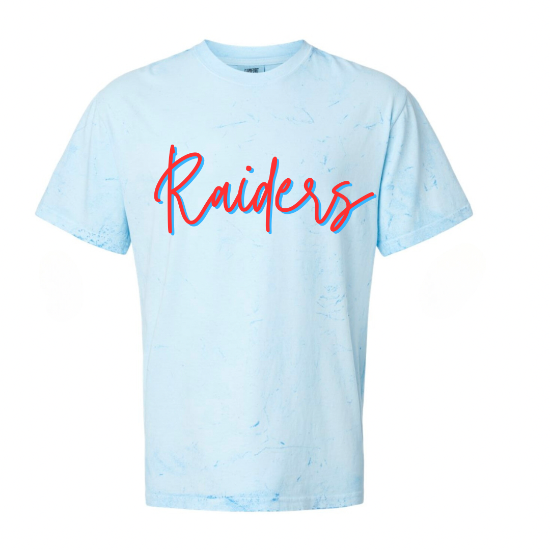 Raiders Colorblast Comfort Colors Shirt