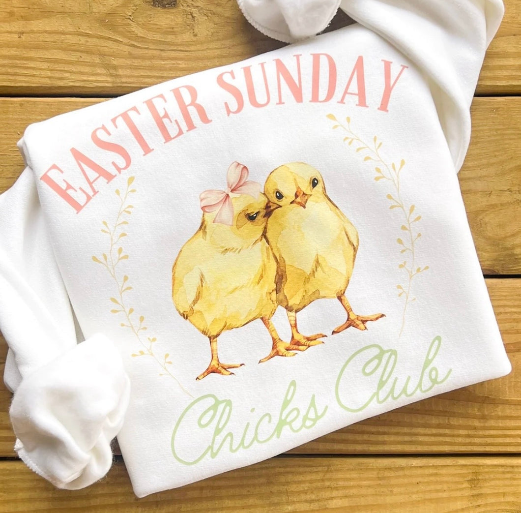 Easter Sunday Chicks Club Comfort Colors T-Shirt
