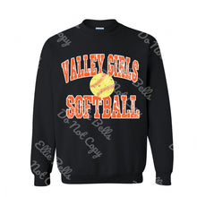 Load image into Gallery viewer, Valley Girls Softball Shirt or Sweatshirt
