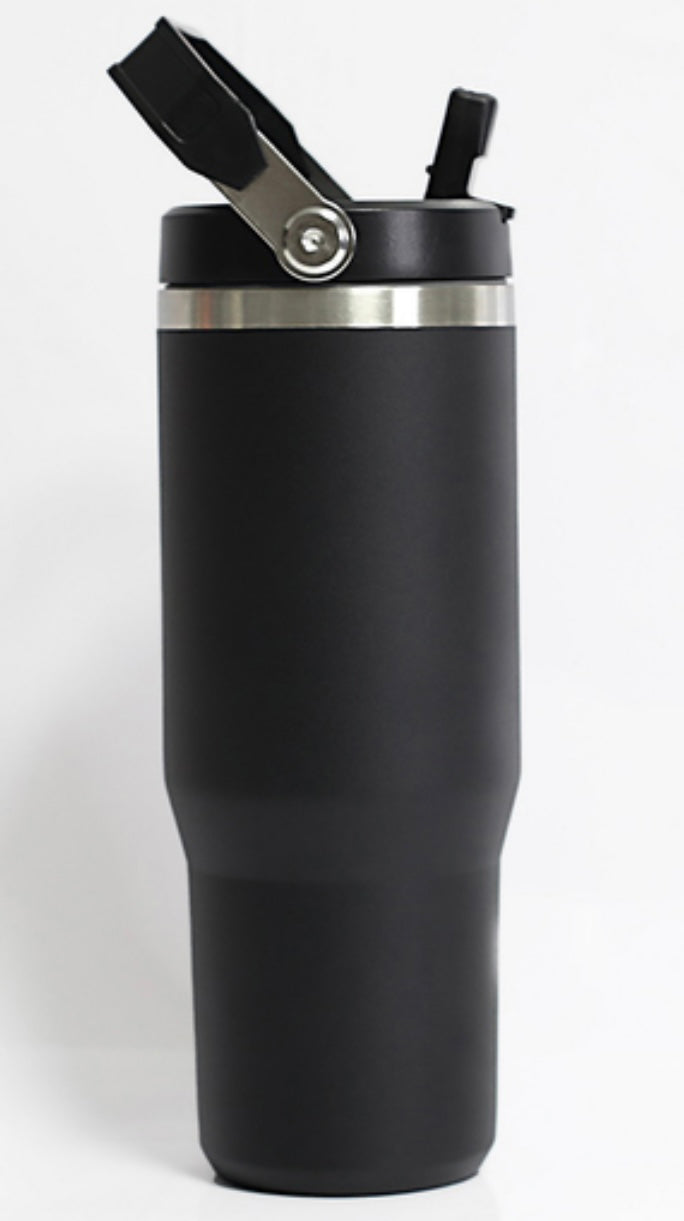 Black Friday 30 ounce flip top tumbler