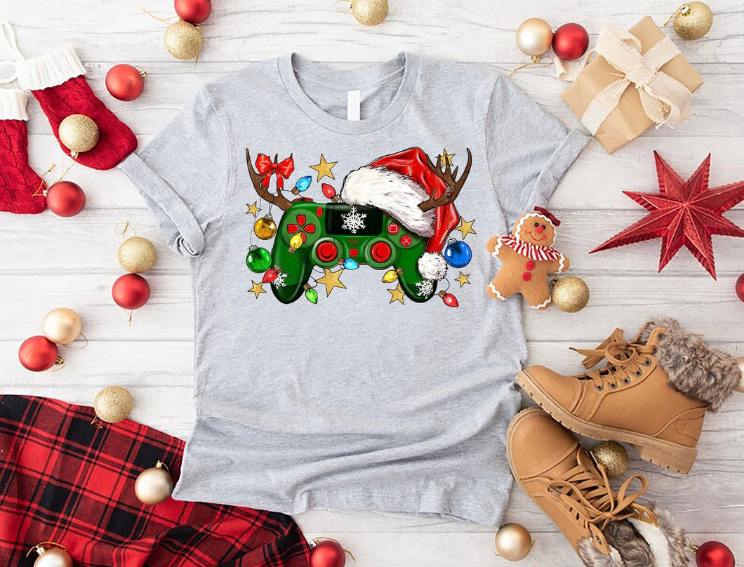 Christmas Game Controller T-Shirt or Sweatshirt