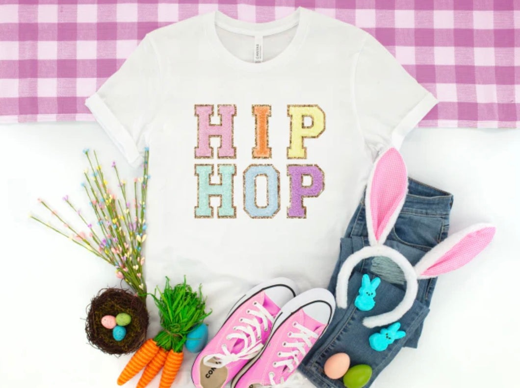 Hip Hop Faux Chenille Comfort Colors T-Shirt