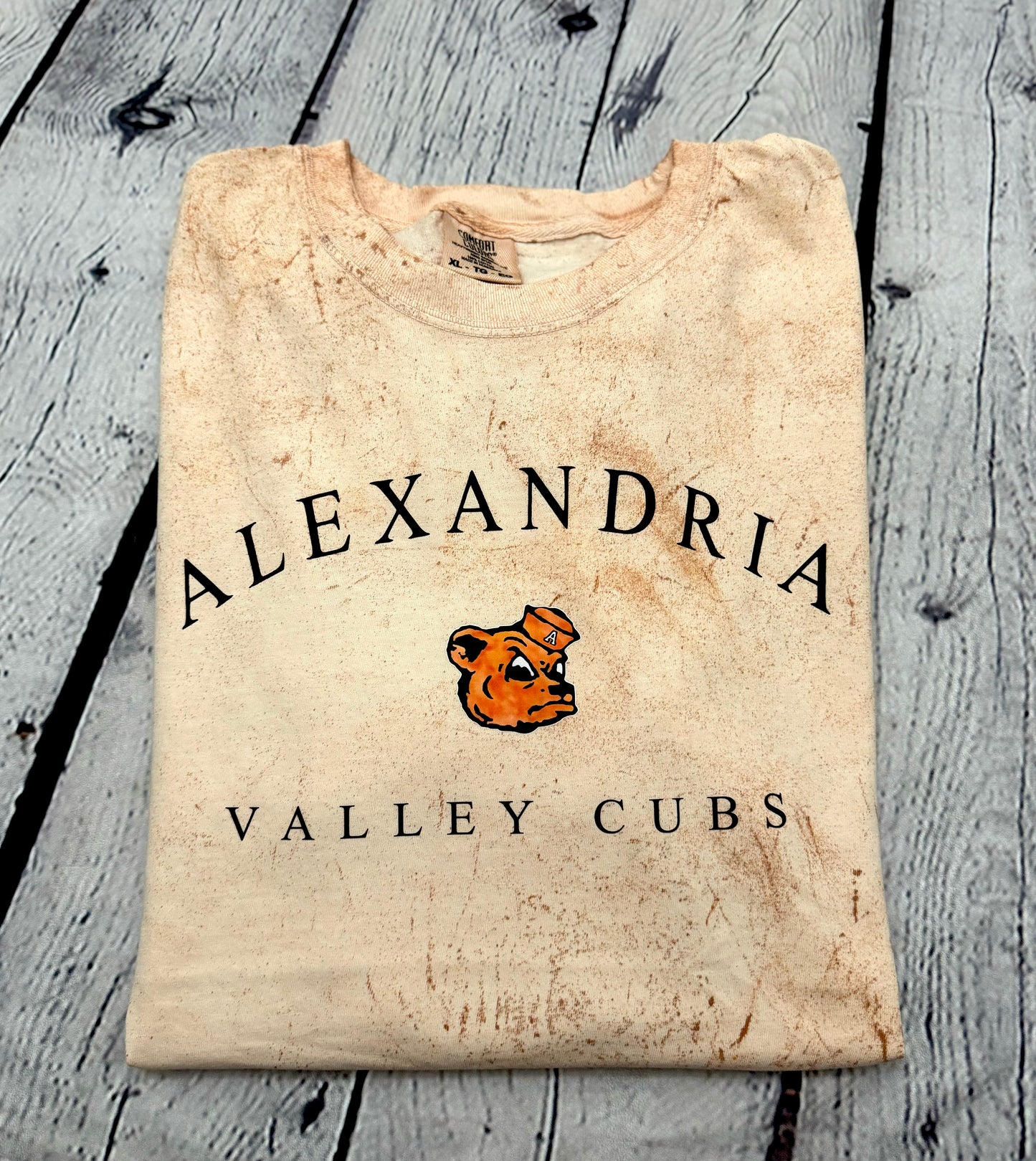 Alexandria valley cubs colorblast shirt