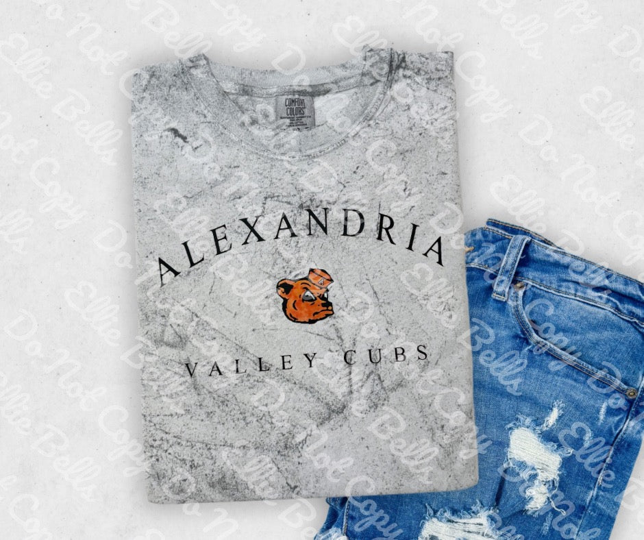 Alexandria valley cubs colorblast shirt