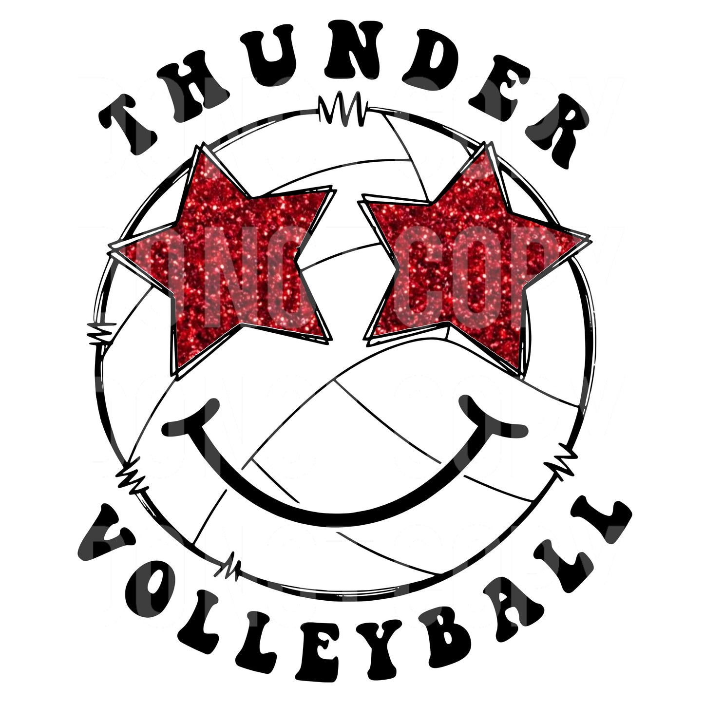 Thunder Volleyball T-Shirt or Sweatshirt