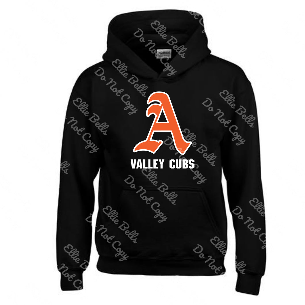 Dry Fit Alexandria Valley Cubs or Big A with Valley cubs Hoodie