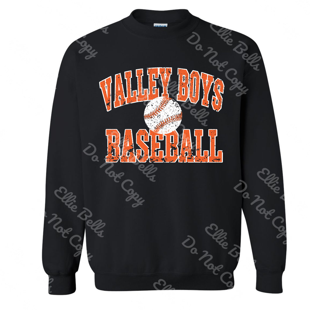 Valley Boys Baseball Shirt or Sweatshirt