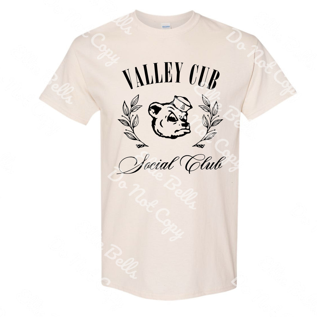 Valley Cub Social Club Shirt, Gildan