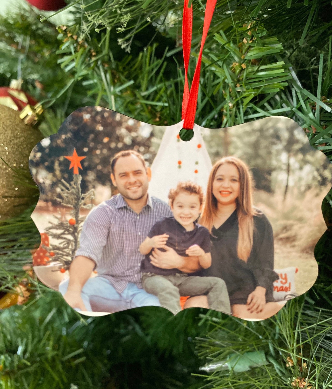 Family Portrait Christmas ornaments