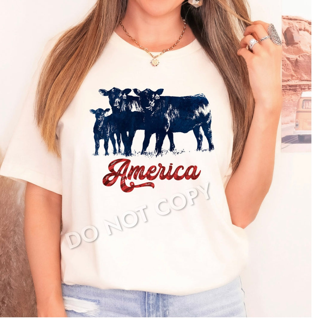 America Cows Shirt