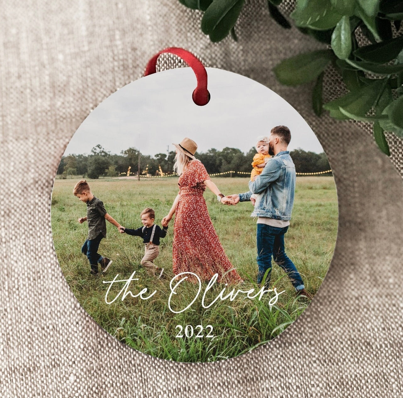 Family Portrait Christmas ornaments