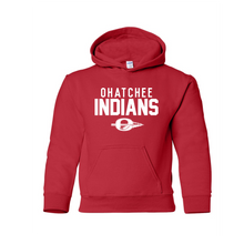 Load image into Gallery viewer, Youth/Toddler Ohatchee Indians Hoodie or Sweatshirt
