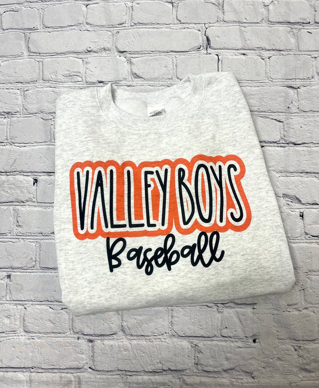 Valley Boys Baseball T-Shirt or Sweatshirt