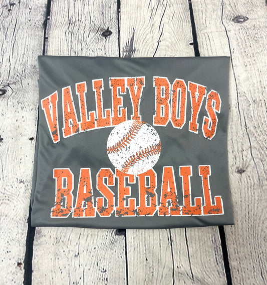 Valley Boys Baseball Dry Fit or Regular Shirt