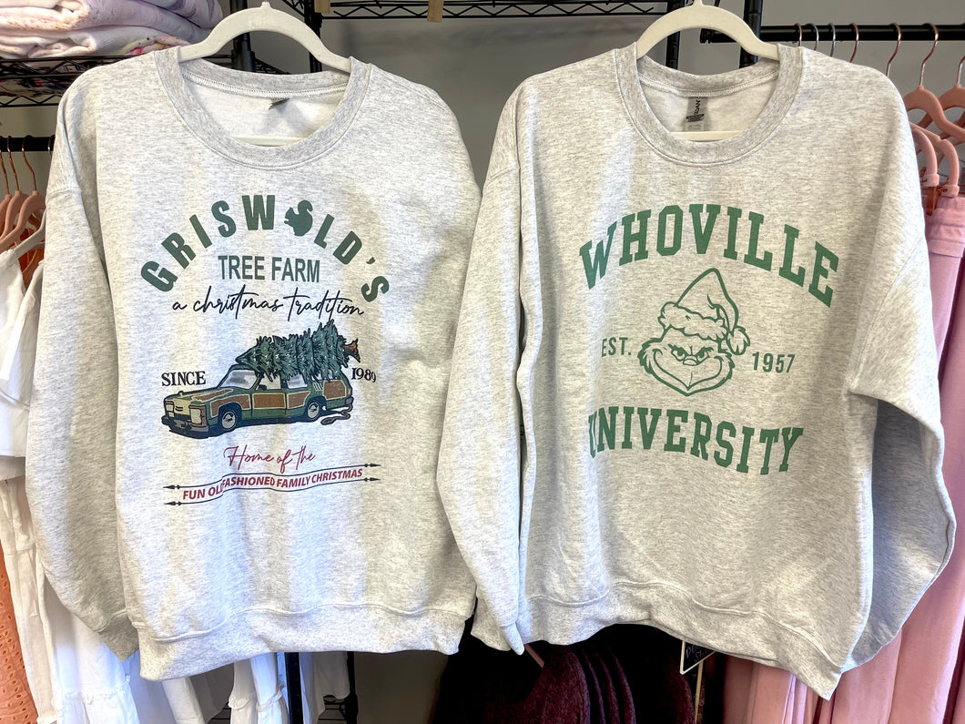 Griswold or Whoville Sweatshirt