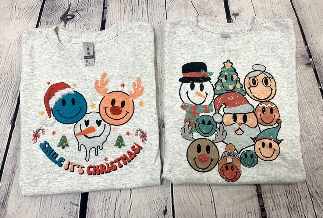 Smiley Christmas T-Shirts