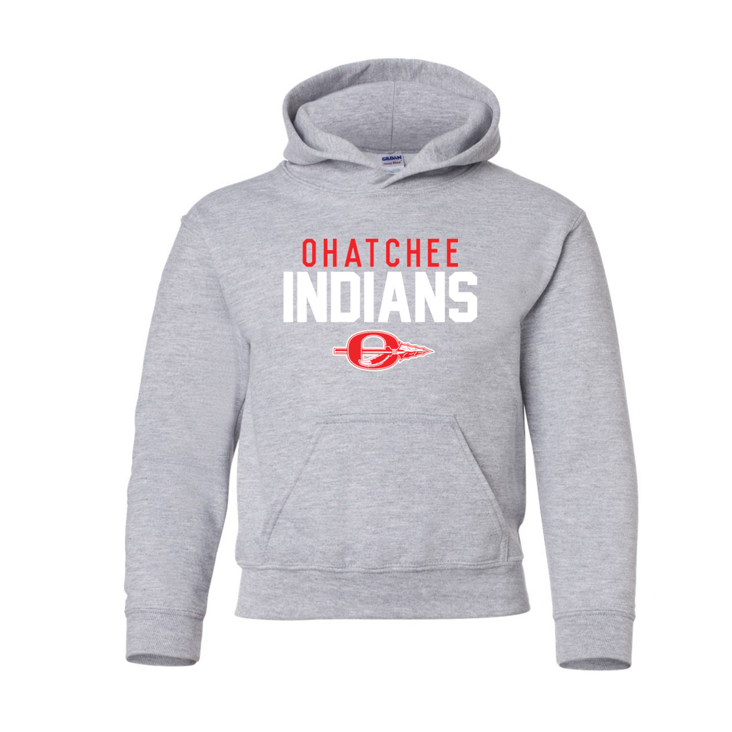 Adult Ohatchee Indians Hoodie or Sweatshirt