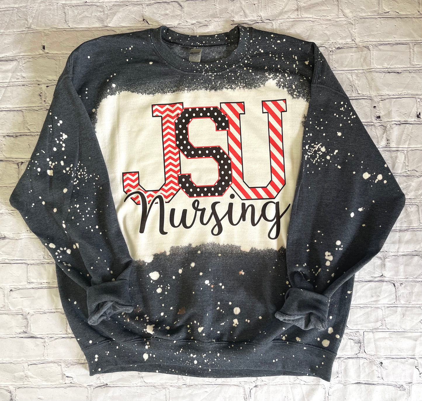 JSU Nursing Bleached Sweatshirt