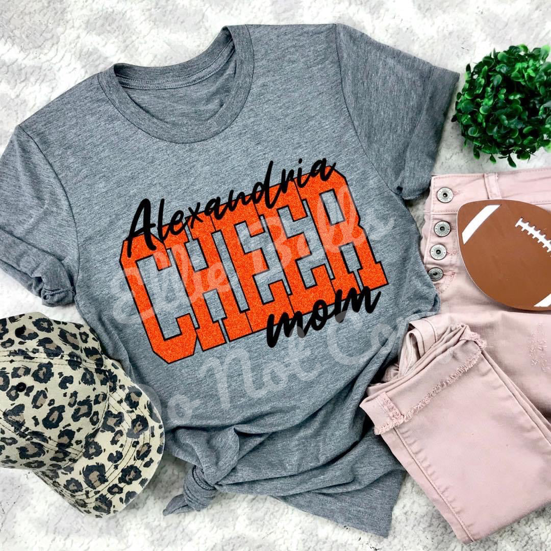 Alexandria Cheer Mom Shirt