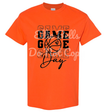 Load image into Gallery viewer, Basketball Game Day Orange or Black T-Shirt or Sweatshirt
