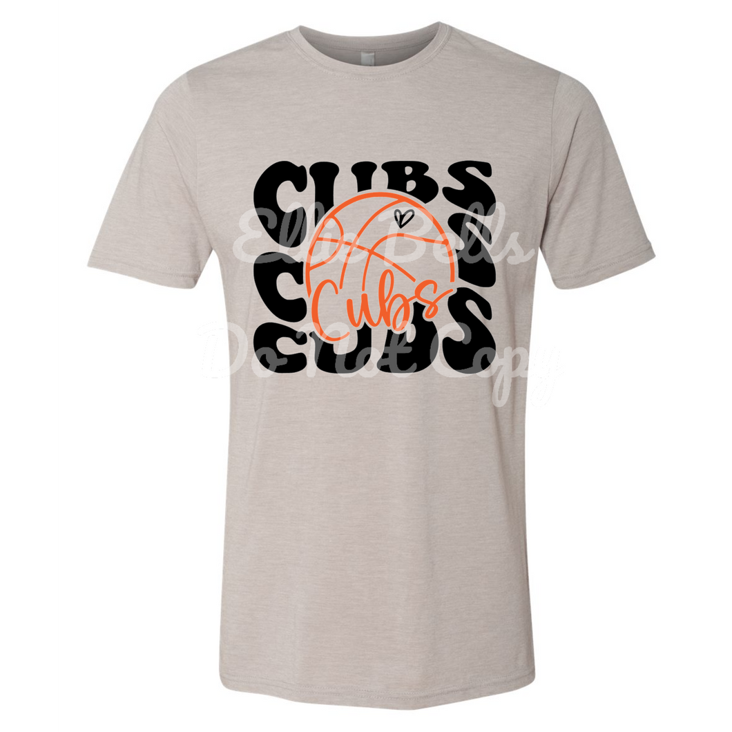 Cubs Repeat With Basketball T-Shirt or Sweatshirt