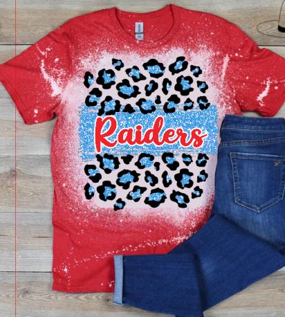 Raiders Bleached Cheetah Shirt