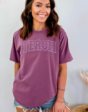 Load image into Gallery viewer, Teach Puff Comfort Colors T-Shirt
