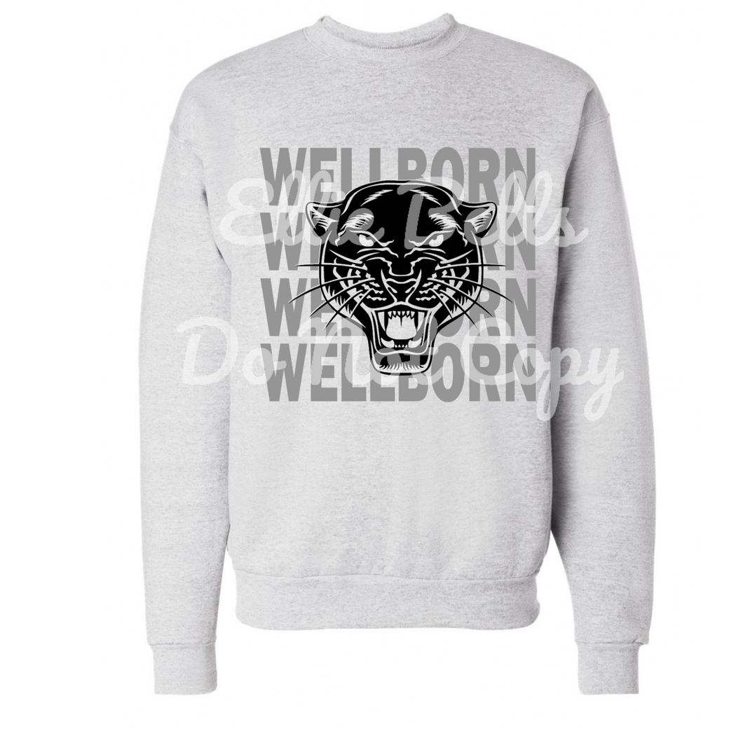 Wellborn Panthers Mascot T-shirt or Sweatshirt