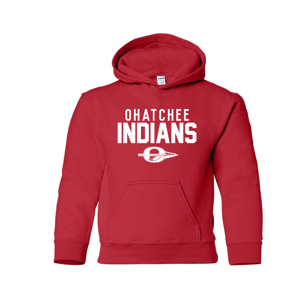 Dry Fit Ohatchee Indians or Indian Hoodie