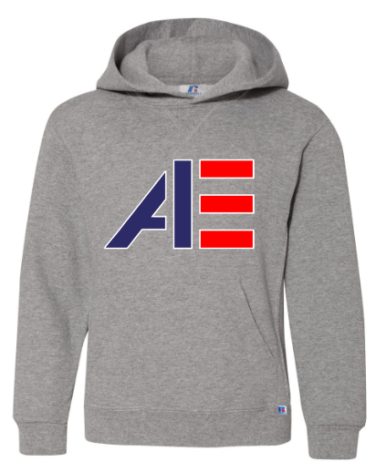 Gray Russell Logo Hoodie