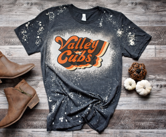 Retro Valley Cubs Bleached Shirt